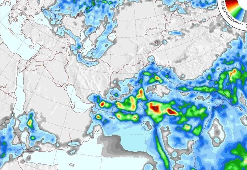 آغاز بارش‌ها از پنجشنبه در نوار شمالی کشور