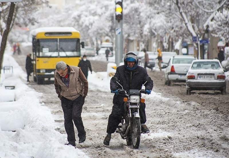 هشدار بارش برف و باران در ۲۴ استان / کولاک و یخبندان در راه است