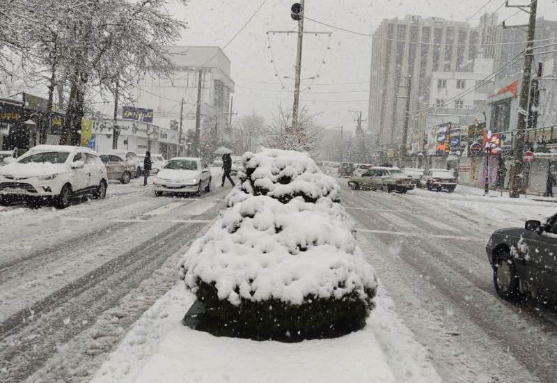 بارش برف و باران در ۲۱ استان/ احتمال بالا آمدن سطح رودخانه‌ها و آبگرفتگی معابر