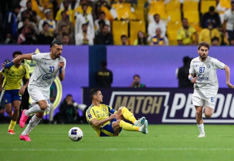 النصر عربستان 3 - 0 استقلال ایران؛ مزد ترس