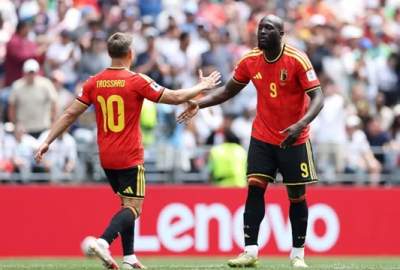 بلژیک 1 - مصر 1: فرار شیاطین سرخ از غافلگیری!